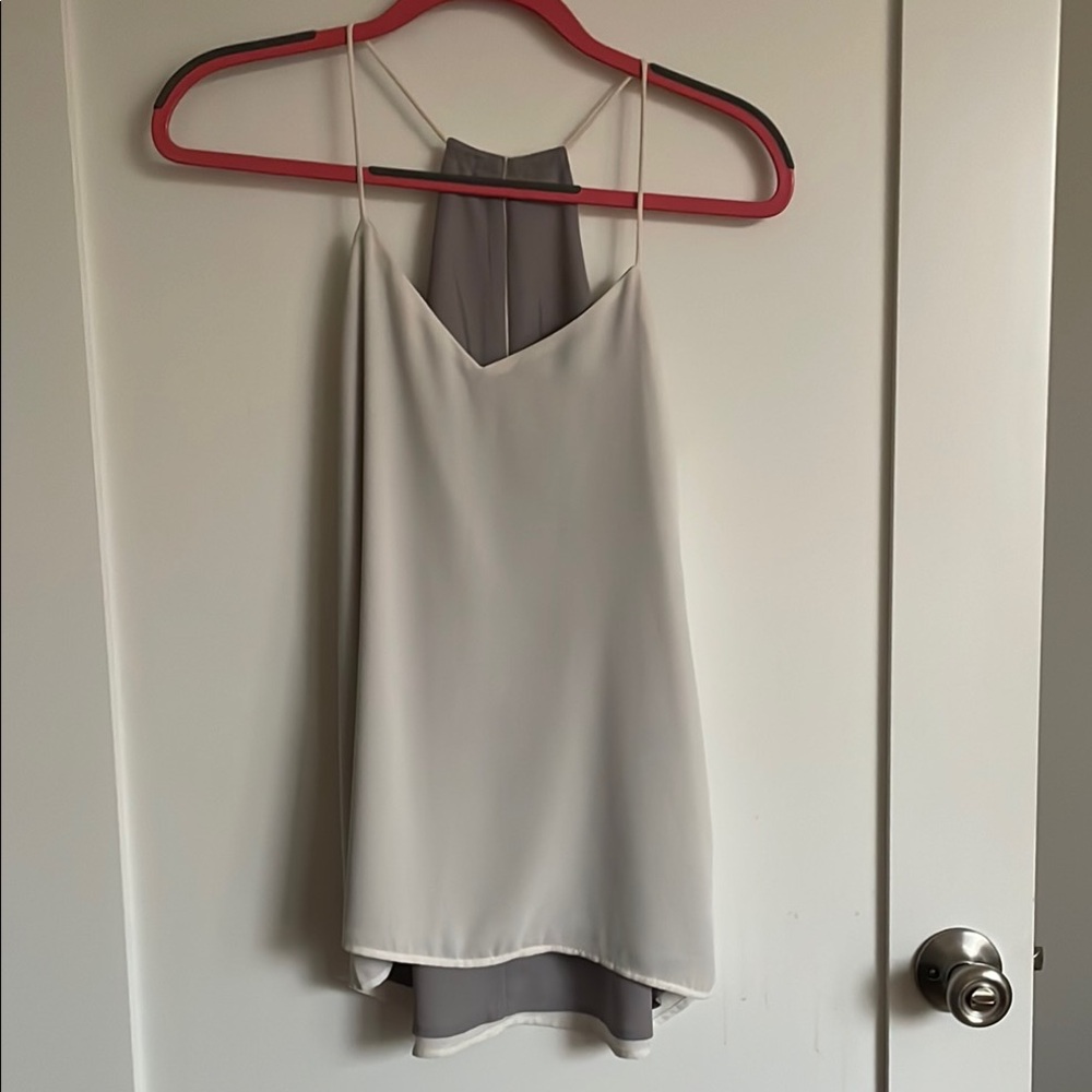 Express Gray Halter Top